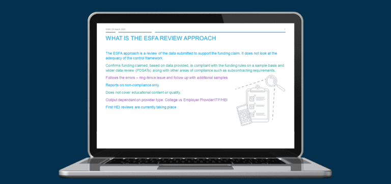 ESFA webinar Aptem and RSM