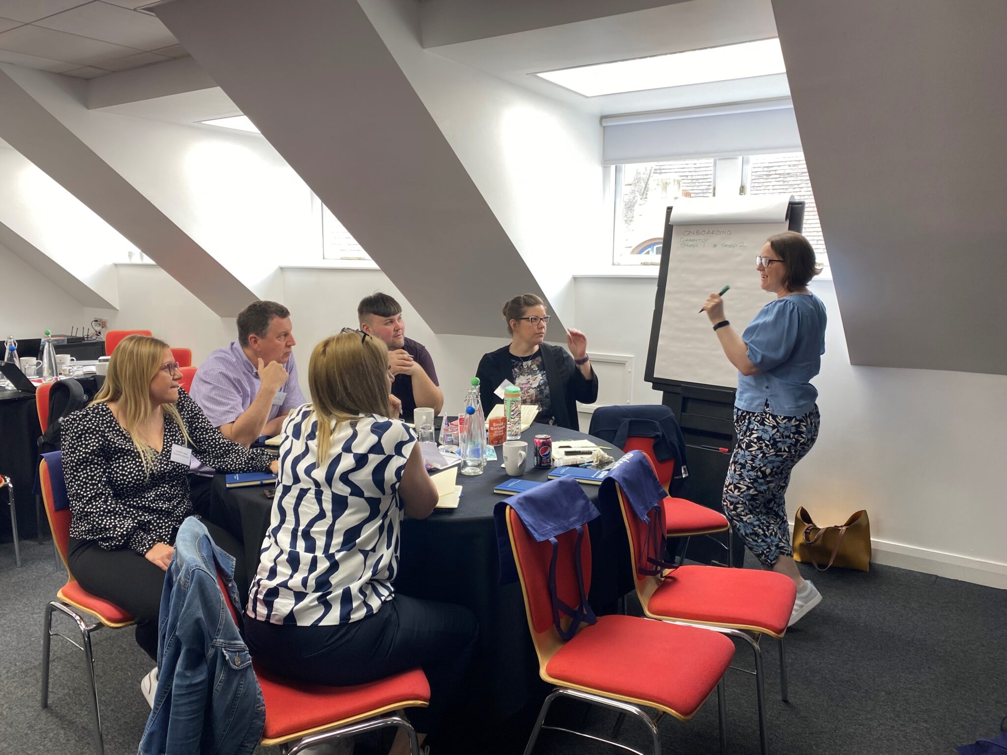 employers in an apprenticeship workshop