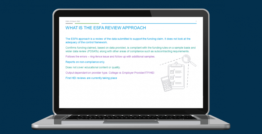 ESFA webinar Aptem and RSM