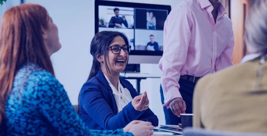 professionals talking about apprenticeship technology solution platinum service package