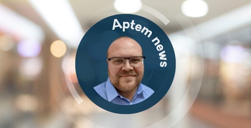 Rien Sach headshot inside Aptem news bubble